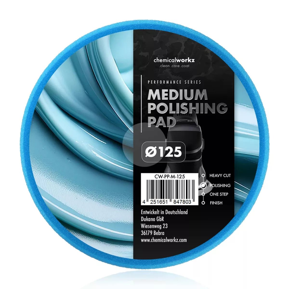 Chemicalworkz Medium Polishing Performance Pad 125mm - IČNERP