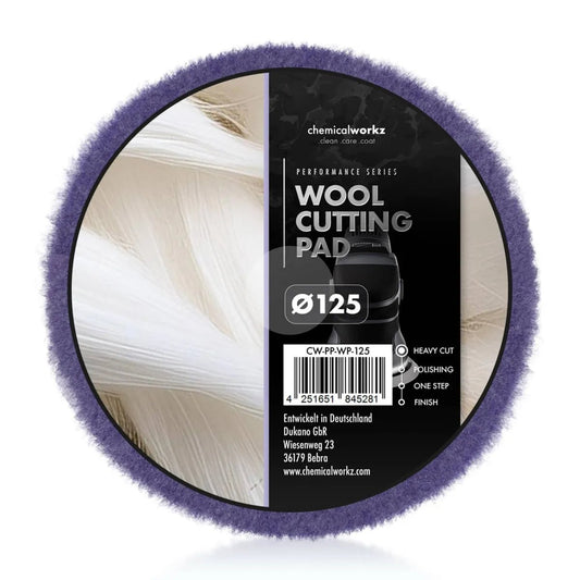Chemicalworkz Wool Cutting Perfomance Pad 125mm - IČNERP