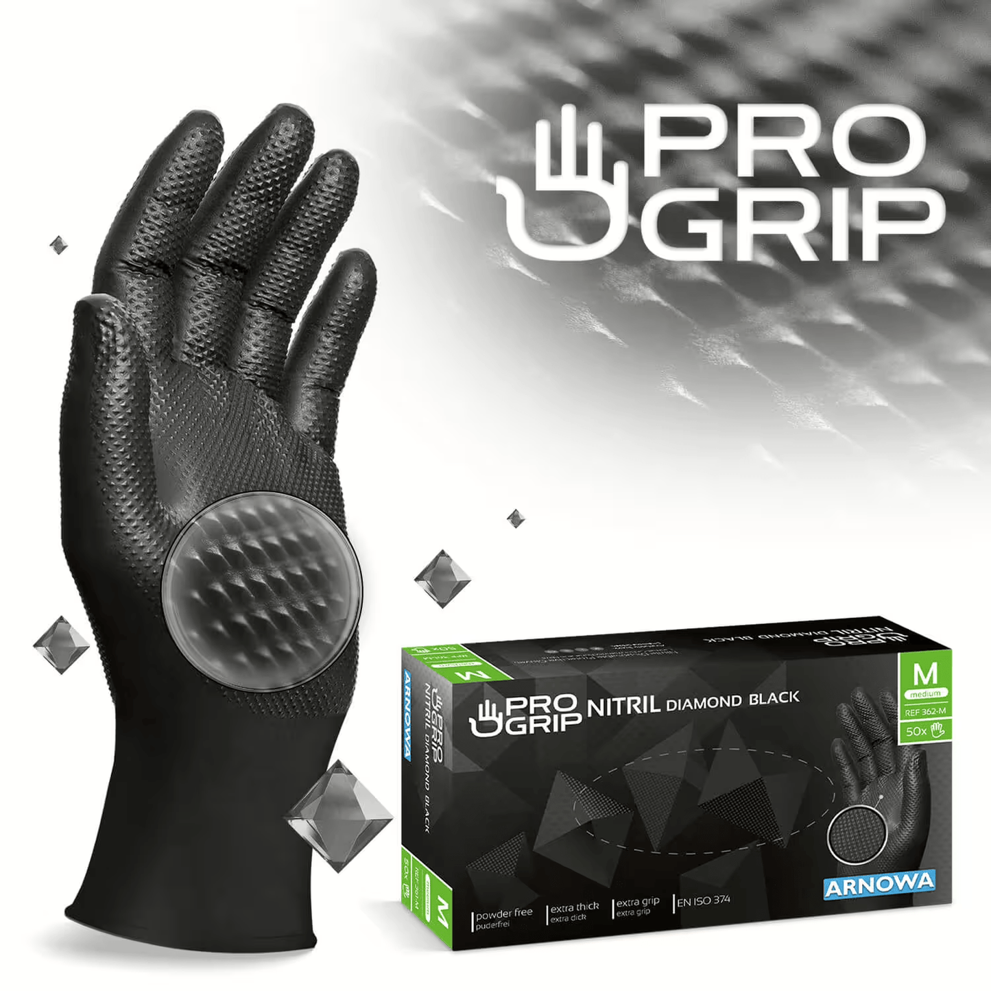 PROGRIP NITRIL DIAMOND / Masa M - IČNERP